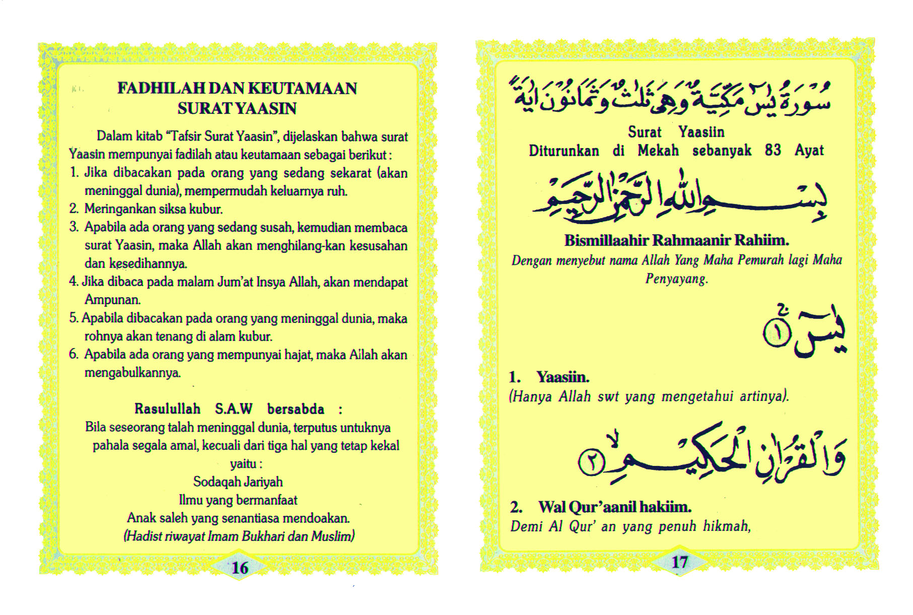 Download Buku Yasin Dan Terjemahan Pdf